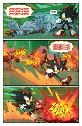 Read Sonic the Hedgehog x Godzilla  3 Page 9 in English