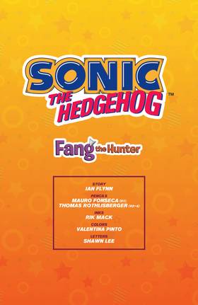 Read Sonic the Hedgehog: Fang the Hunter  1 Page 5 in English