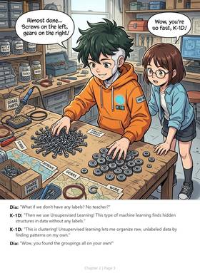Read AI Kid K1-D: Learning Machine Learning  1 Page 9 in English