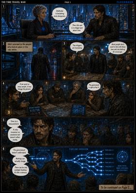 Read The time travel war  6 Page 2 in English