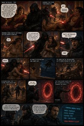 Read The time travel war  7 Page 9 in English