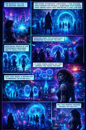 Read The time travel war  8 Page 8 in English