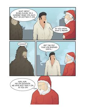 Read Elvis, Bigfoot and Santa Clause  1 Page 5 in English