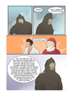 Read Elvis, Bigfoot and Santa Clause  1 Page 9 in English