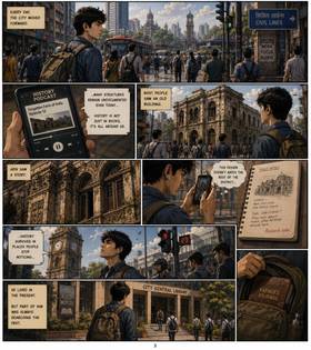 Read AASTRAA : KAALREKHA  1 Page 7 in English