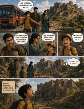 Read AASTRAA : KAALREKHA  2 Page 8 in English