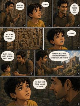 Read AASTRAA : KAALREKHA  2 Page 9 in English