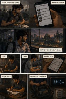 Read AASTRAA : KAALREKHA  7 Page 8 in English