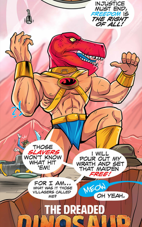 Read The Dreaded Dinosaur Man   1 Page 7 in English
