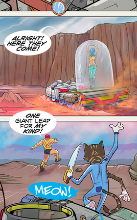 Read The Dreaded Dinosaur Man   1 Page 10 in English