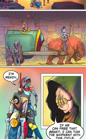 Read The Dreaded Dinosaur Man   3 Page 3 in English
