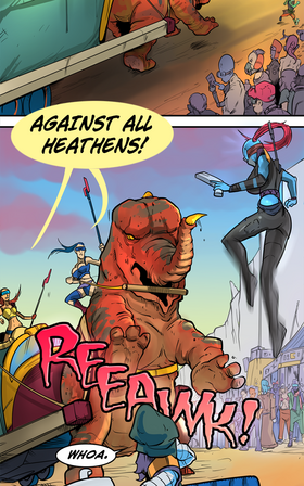 Read The Dreaded Dinosaur Man   3 Page 6 in English