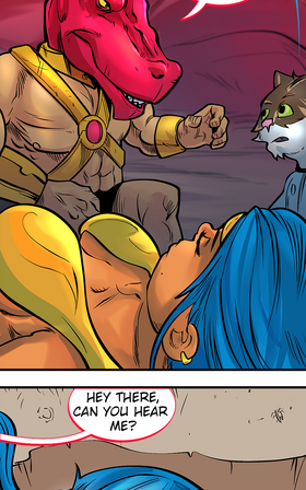 Read The Dreaded Dinosaur Man   5 Page 8 in English