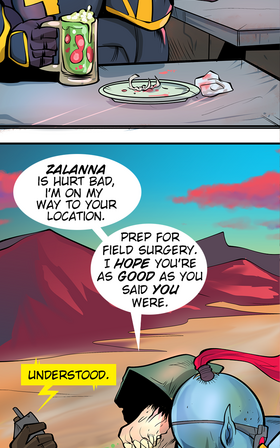 Read The Dreaded Dinosaur Man   6 Page 4 in English