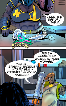 Read The Dreaded Dinosaur Man   6 Page 7 in English