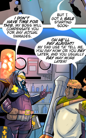 Read The Dreaded Dinosaur Man   6 Page 9 in English