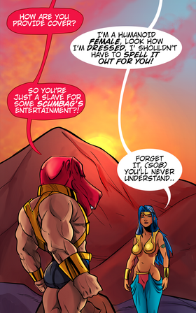 Read The Dreaded Dinosaur Man   7 Page 3 in English