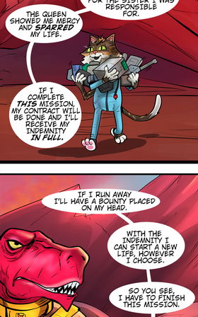 Read The Dreaded Dinosaur Man   7 Page 9 in English