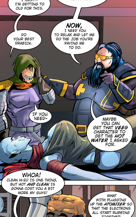 Read The Dreaded Dinosaur Man   8 Page 4 in English