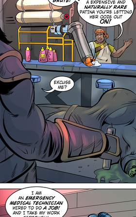 Read The Dreaded Dinosaur Man   8 Page 6 in English