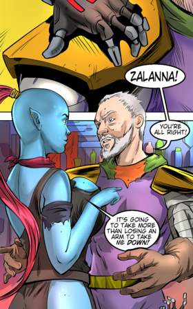 Read The Dreaded Dinosaur Man   10 Page 7 in English