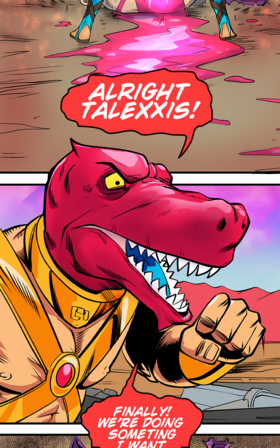 Read The Dreaded Dinosaur Man   11 Page 3 in English