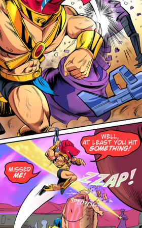 Read The Dreaded Dinosaur Man   11 Page 6 in English