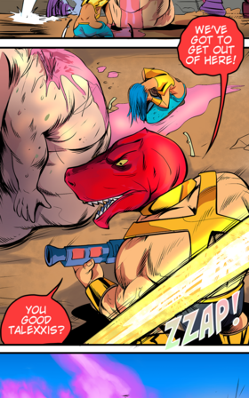 Read The Dreaded Dinosaur Man   11 Page 7 in English