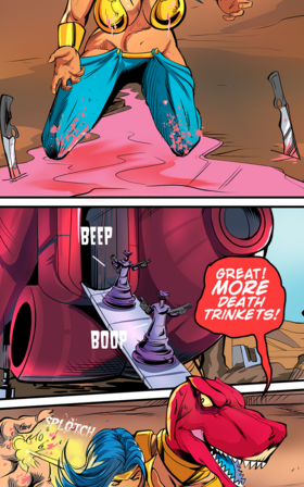 Read The Dreaded Dinosaur Man   11 Page 9 in English