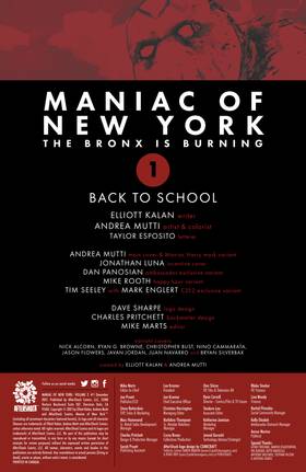 Read MANIAC OF NEW YORK: BRONX BURNING  1 Page 3 in English