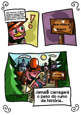 Read Crônicas de Ladinos Proscritos: A Novata  5 Page 3 in Portugese