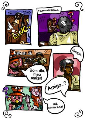 Read Crônicas de Ladinos Proscritos: A Novata  5 Page 4 in Portugese