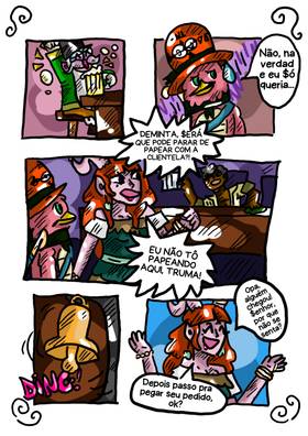 Read Crônicas de Ladinos Proscritos: A Novata  5 Page 6 in Portugese