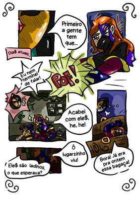 Read Crônicas de Ladinos Proscritos: A Novata  1 Page 4 in Portugese