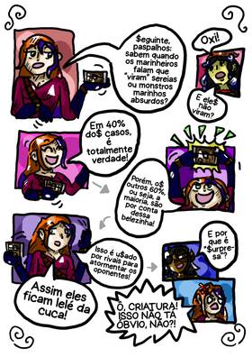 Read Crônicas de Ladinos Proscritos: A Novata  7 Page 6 in Portugese