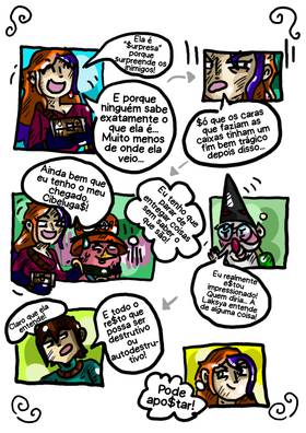 Read Crônicas de Ladinos Proscritos: A Novata  7 Page 7 in Portugese