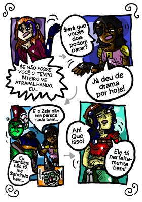 Read Crônicas de Ladinos Proscritos: A Novata  8 Page 3 in Portugese