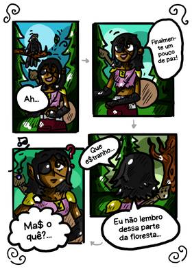Read Crônicas de Ladinos Proscritos: A Novata  9 Page 3 in Portugese