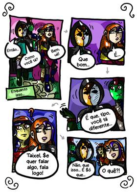 Read Crônicas de Ladinos Proscritos: A Novata  9 Page 8 in Portugese