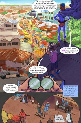 Read My Cousin is a Superhero!  1 Page 3 in English