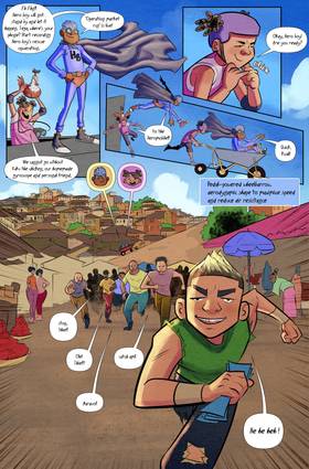 Read My Cousin is a Superhero!  1 Page 4 in English