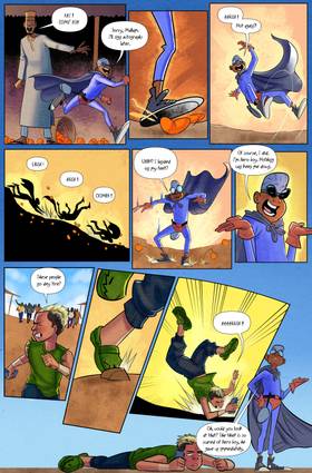 Read My Cousin is a Superhero!  1 Page 6 in English