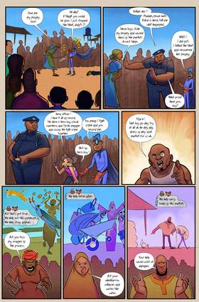 Read My Cousin is a Superhero!  1 Page 8 in English