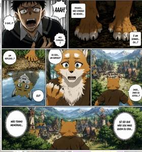Read on the day I was reincarnated as a fox  1 Page 1 in Portugese