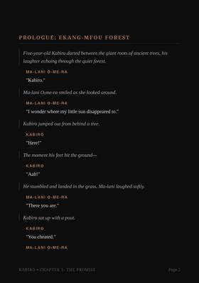 Read KABIRO  1 Page 2 in English
