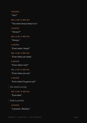 Read KABIRO  1 Page 4 in English