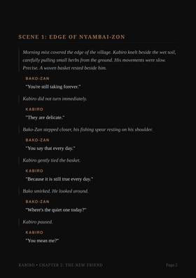 Read KABIRO  2 Page 2 in English