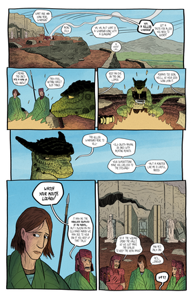 Read Side Questers  6 Page 8 in English