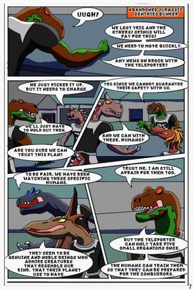 Read Aquillo Comics: Jurassic Sentries Vol 1  1 Page 8 in English