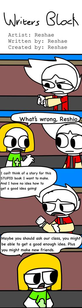 SuperReshioComics-Writers’ Block